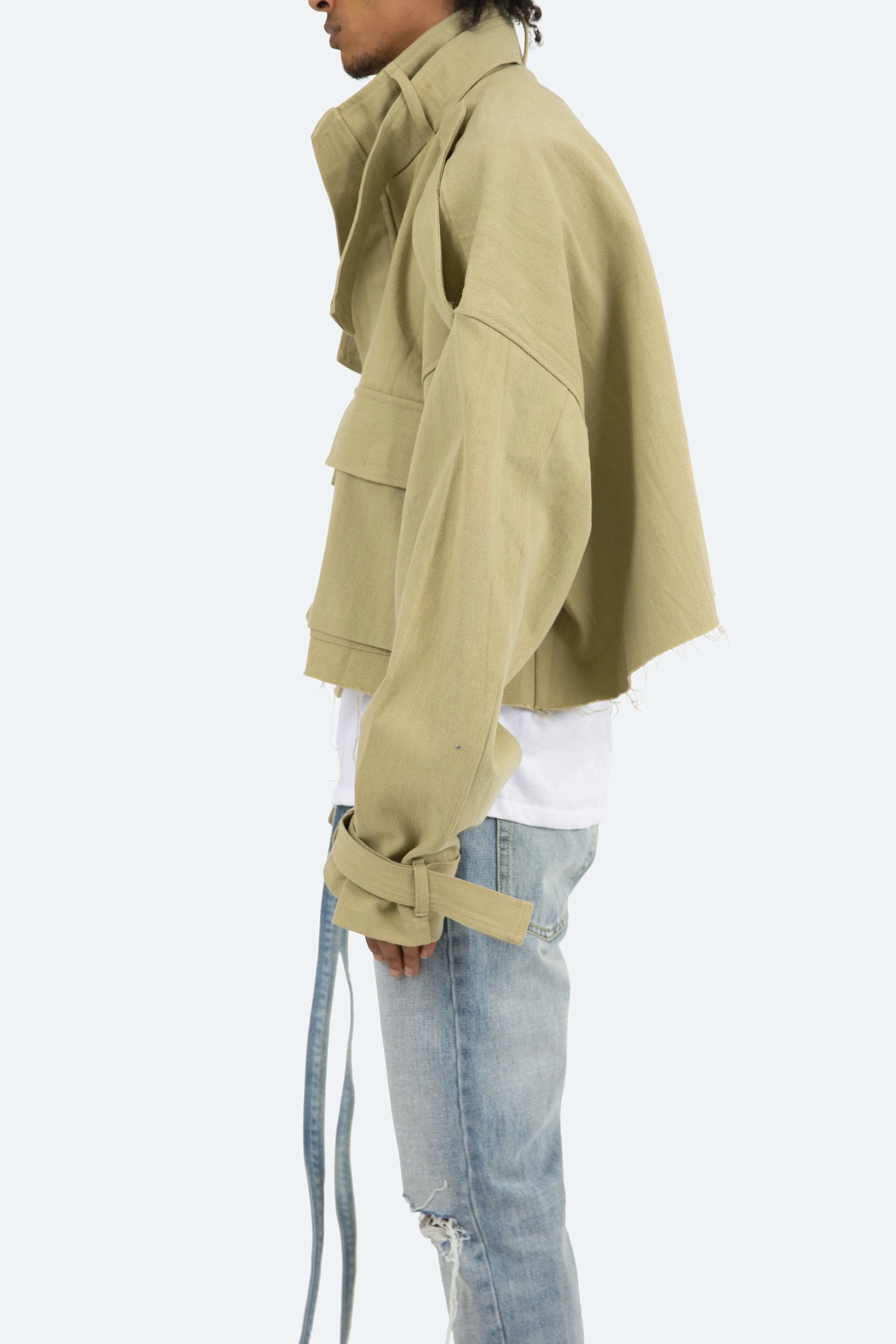 Cropped M65 Jacket - Khaki