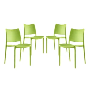 Hipster Dining Side Chair Set of 4 Green EEI-2425-GRN-SET