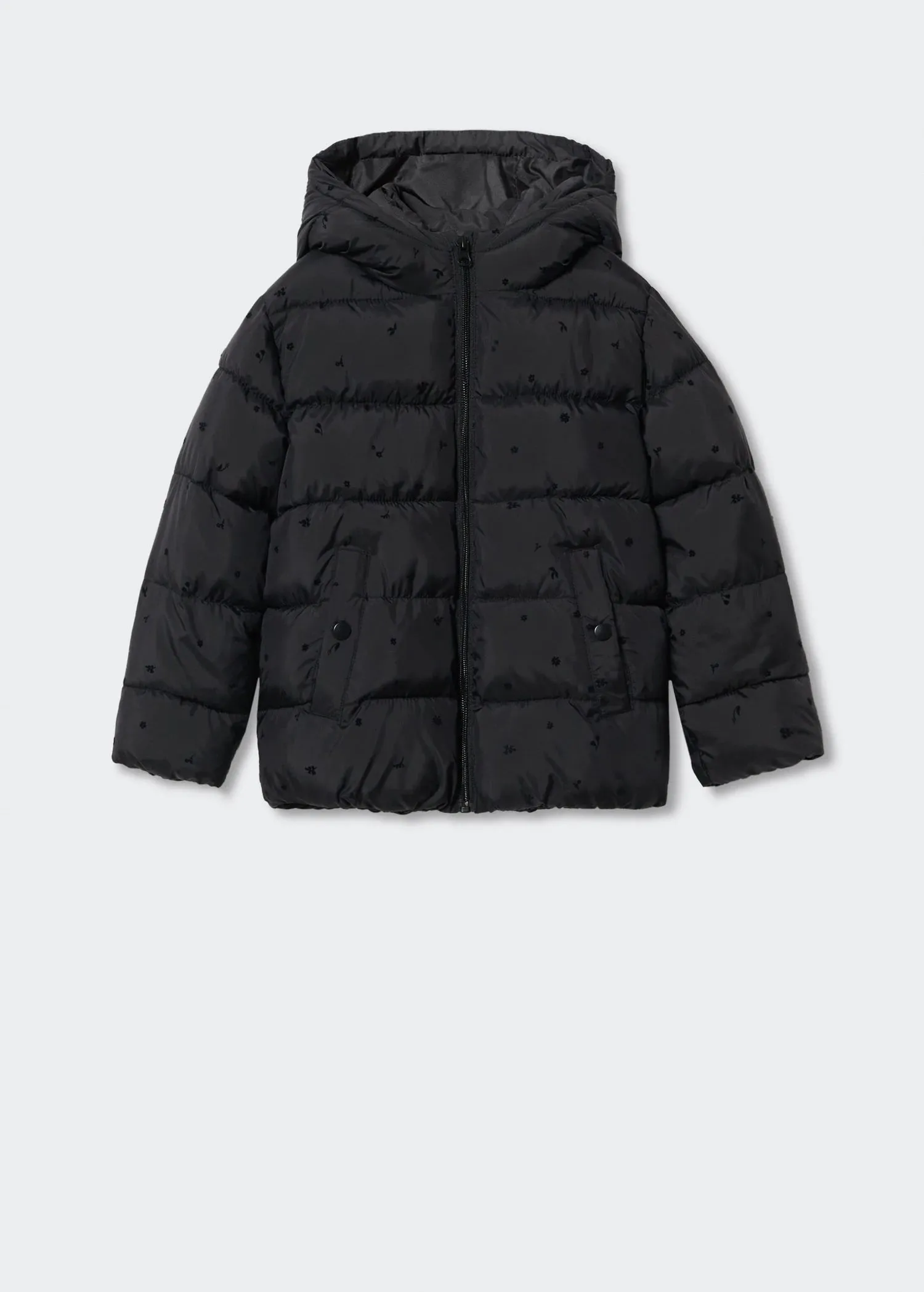 Hood quilted coat