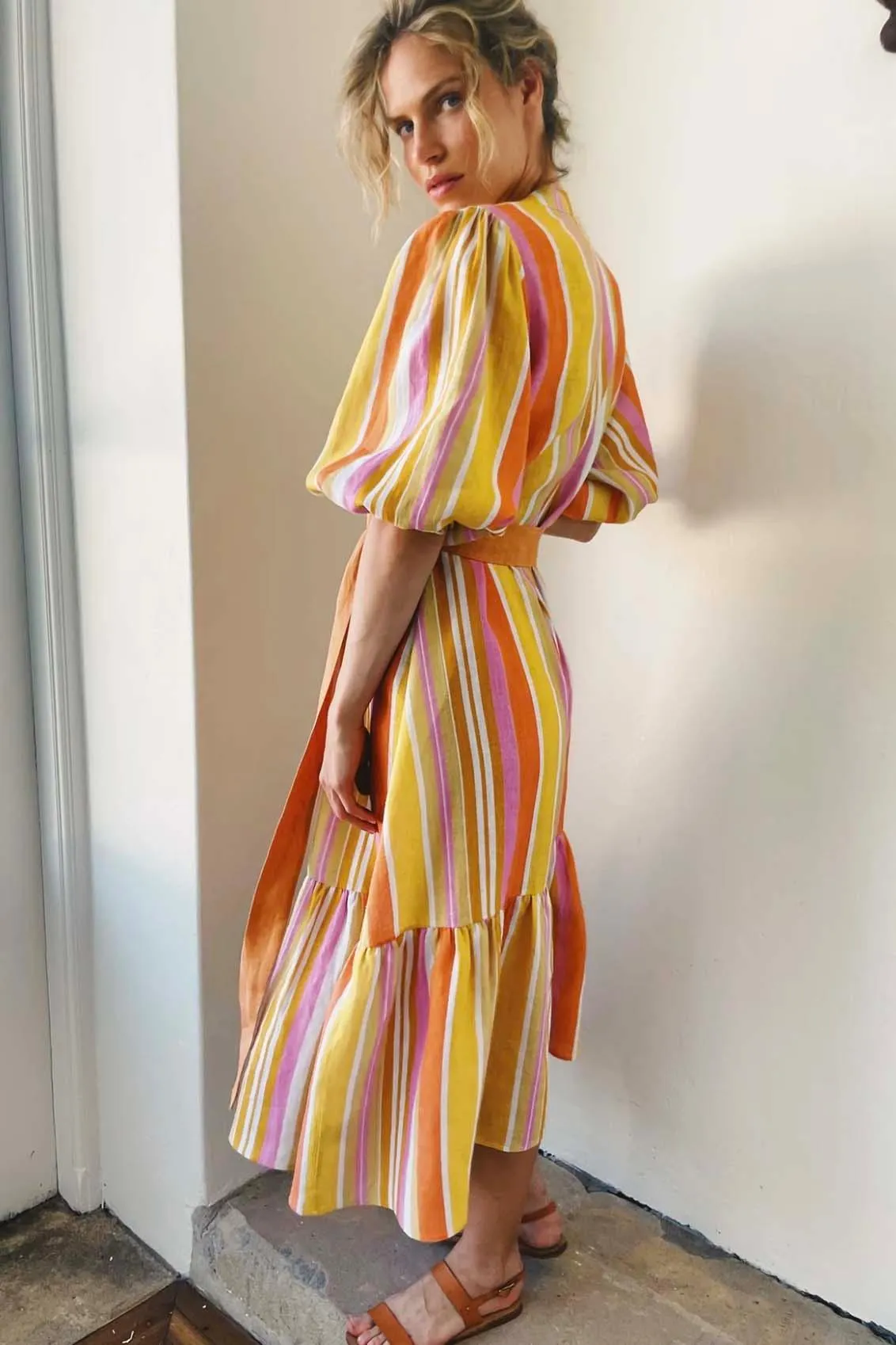 I'd Rather be in Capri Sunshine Stripe Dress