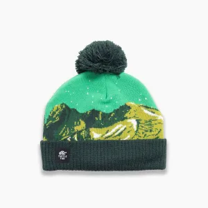 Kids' Pano Beanie - Dark Green