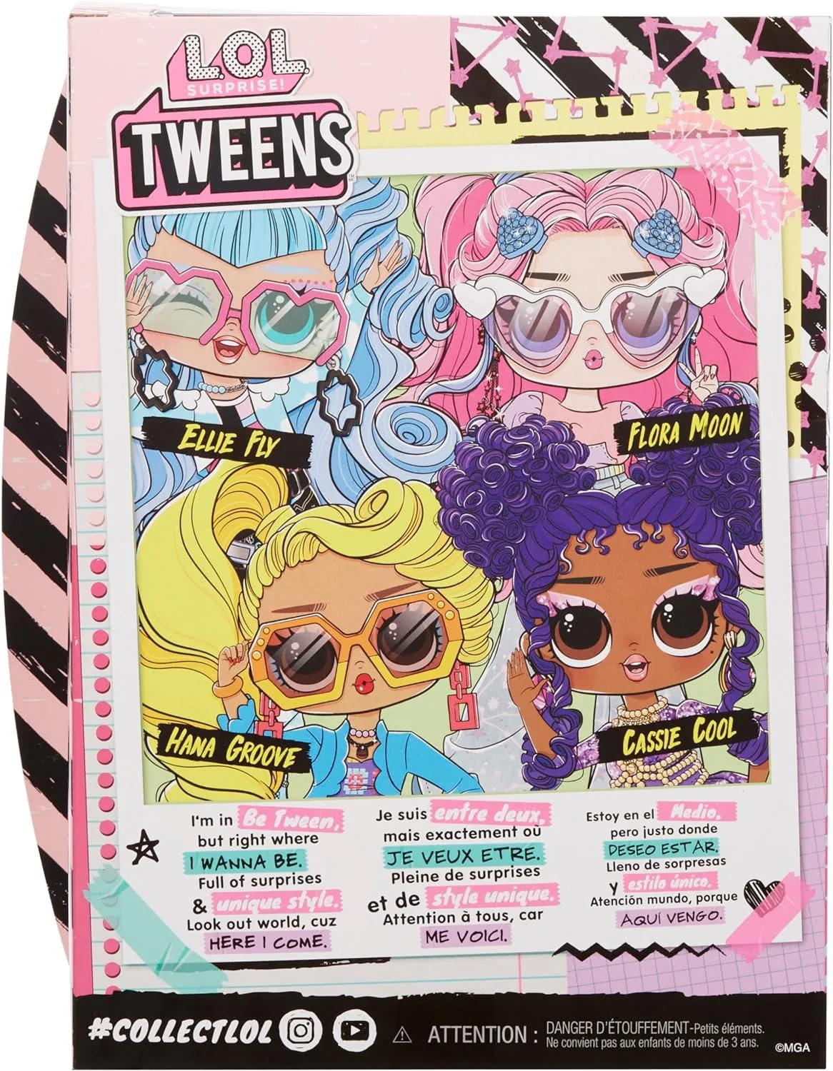 LOL Surprise Tweens Fashion Doll Flora Moon with 10  Surprises and Fabulous Accessories – Great Gift for Kids Ages 4 