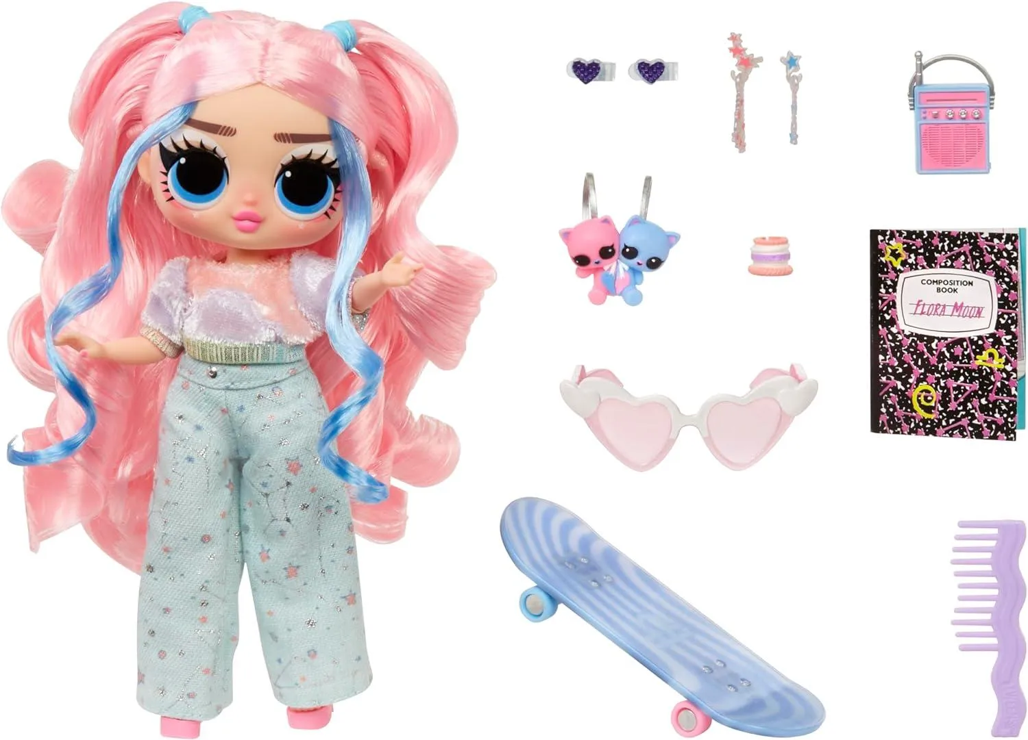 LOL Surprise Tweens Fashion Doll Flora Moon with 10  Surprises and Fabulous Accessories – Great Gift for Kids Ages 4 