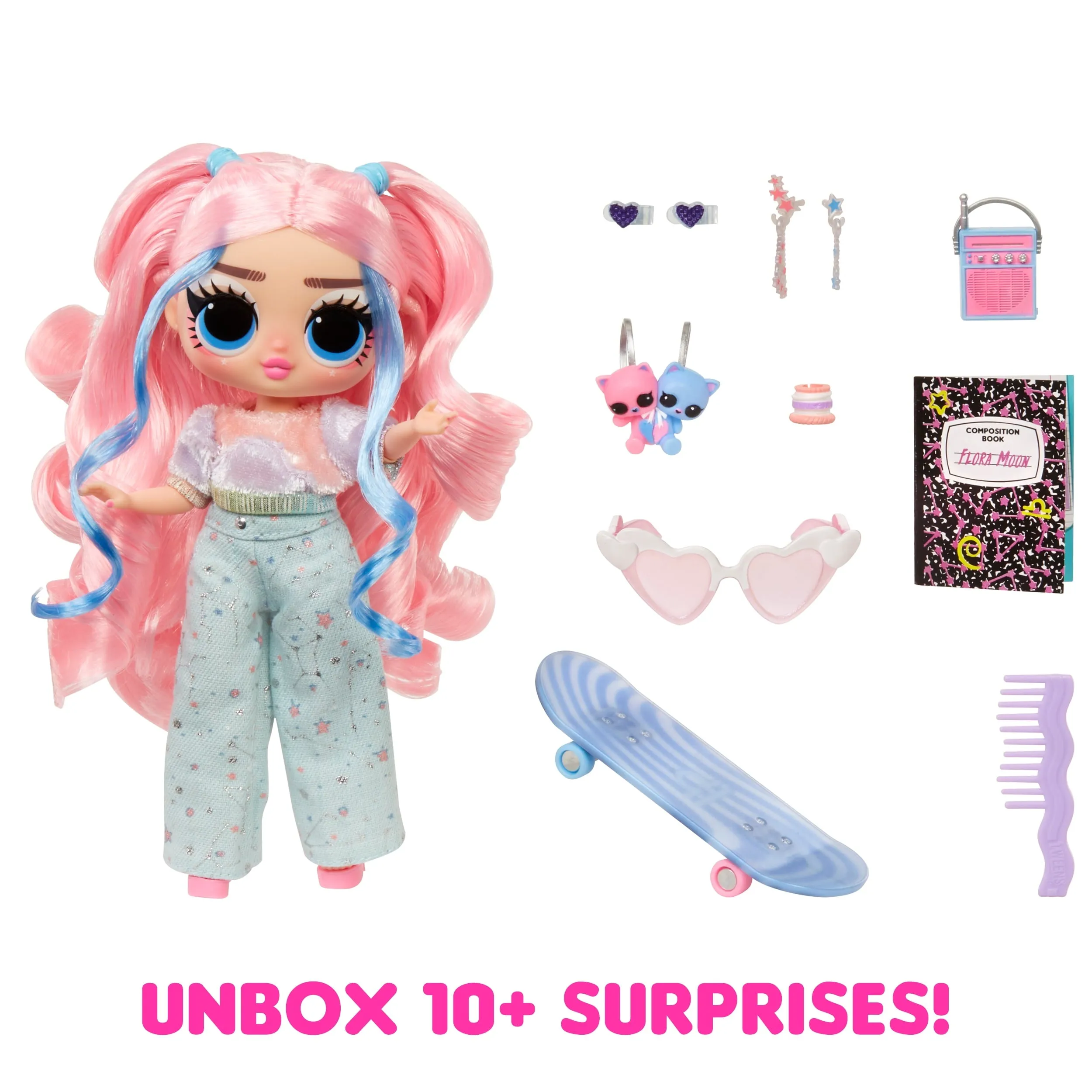 LOL Surprise Tweens Fashion Doll Flora Moon with 10  Surprises, Great Gift for Kids Ages 4 