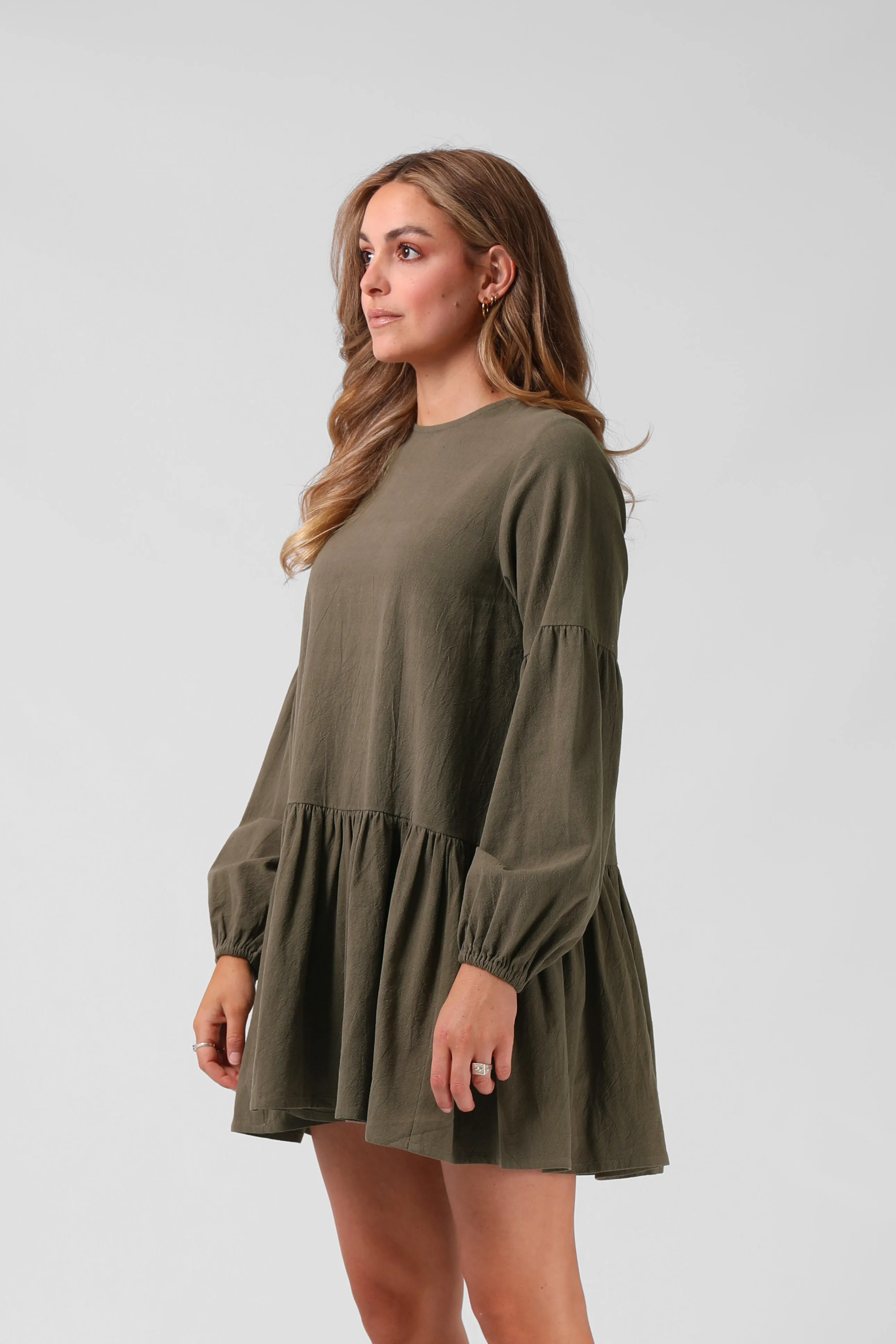 Lola Mini Dress - Khaki