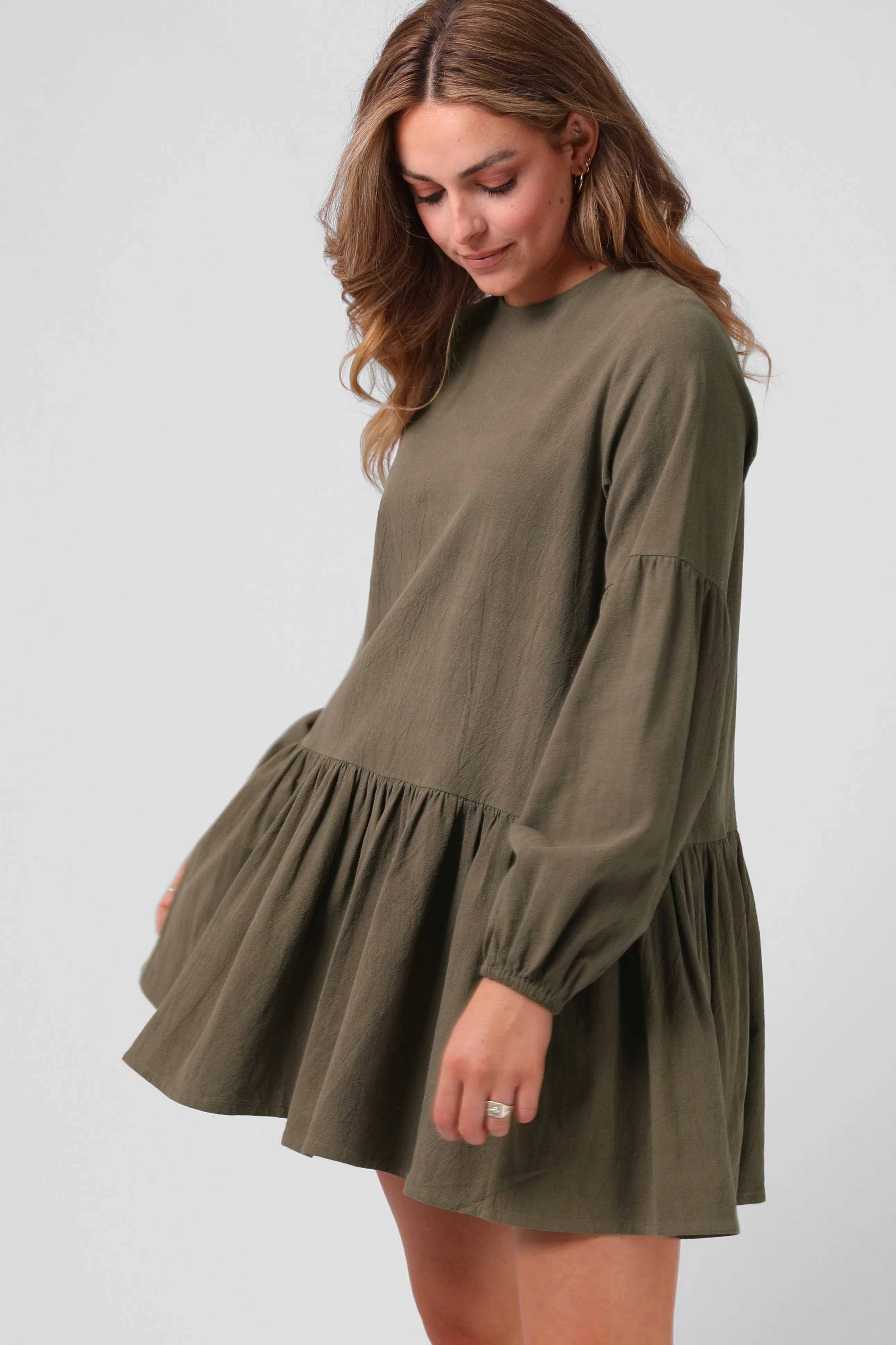 Lola Mini Dress - Khaki