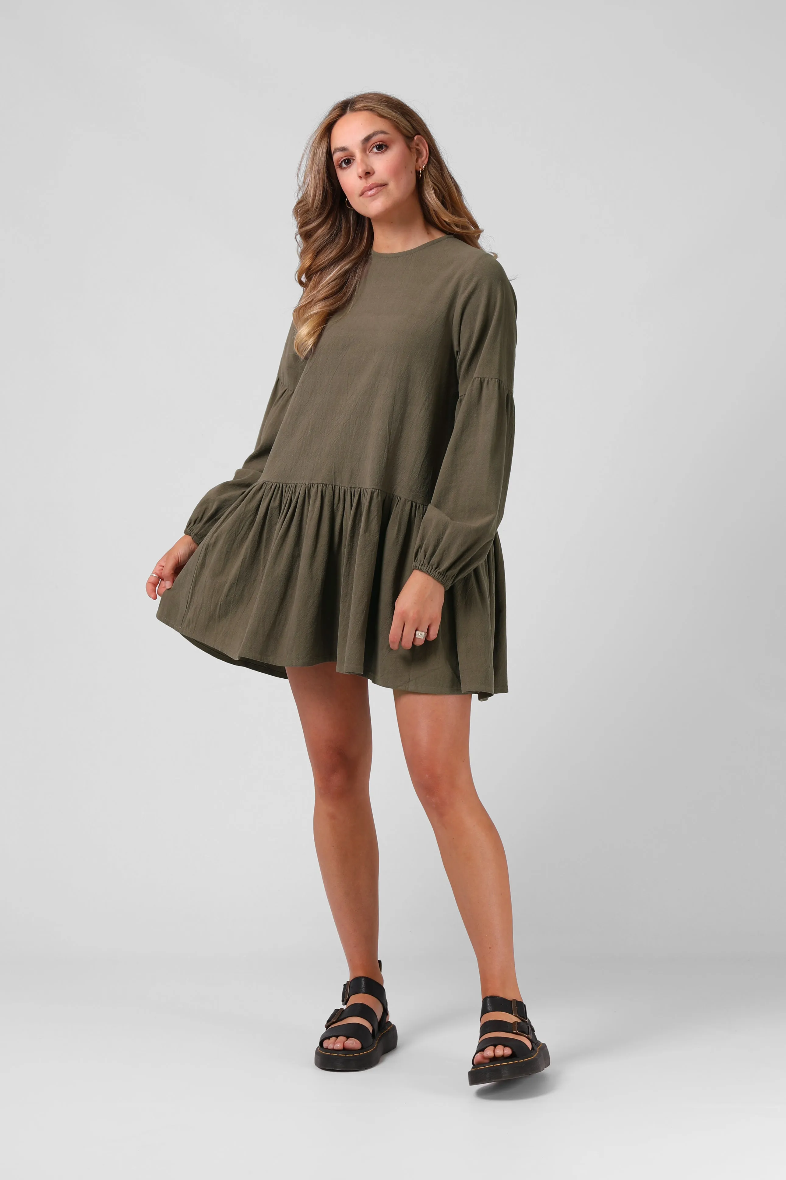 Lola Mini Dress - Khaki