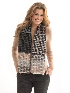 Neck's Best Thing Level 2 Knit Neutral Slip Stitch Scarf (Knit) - Version 2