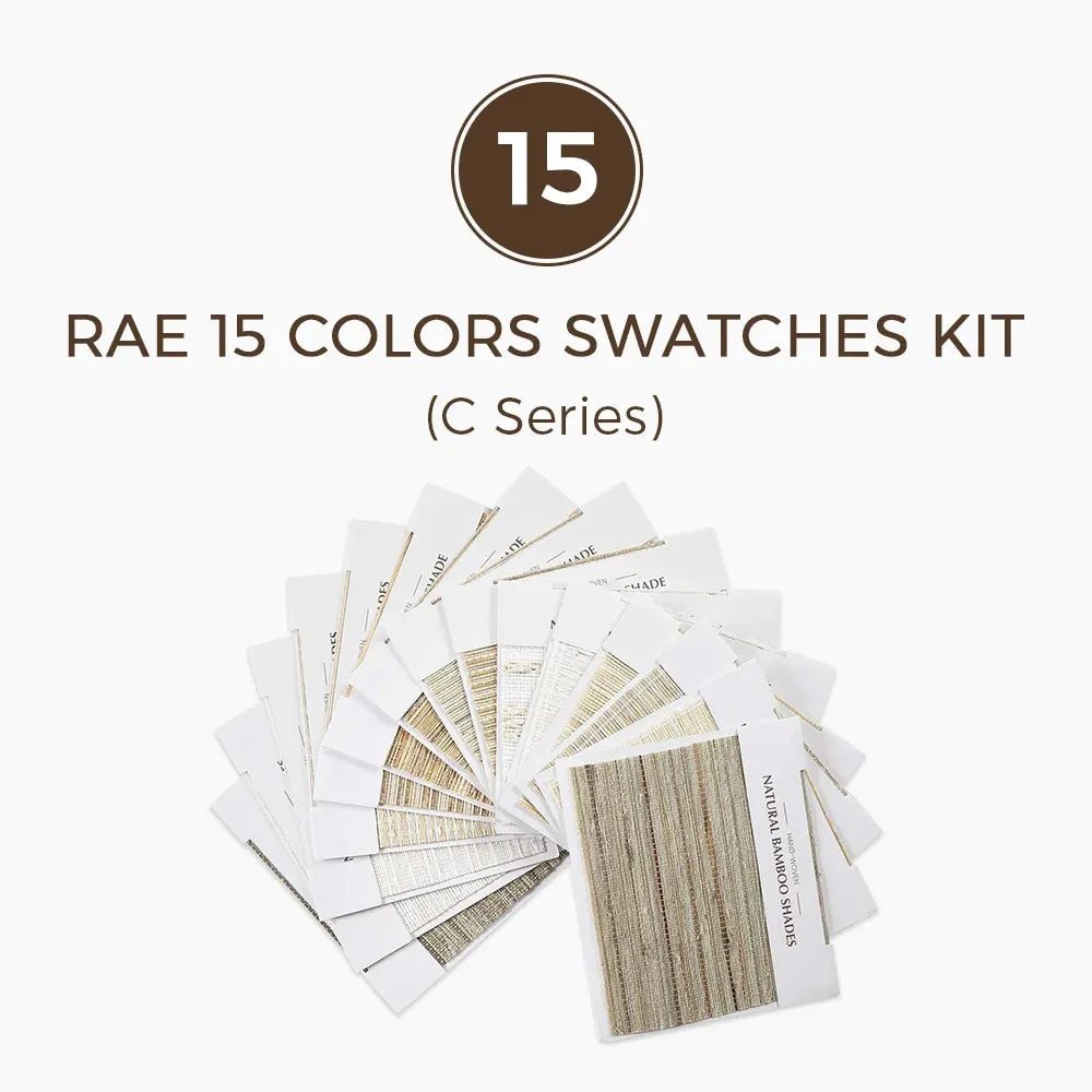 Rae Natural Woven Shade Swatches Kits