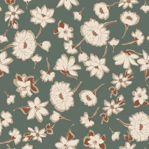 Ramie Linen Print - Floral