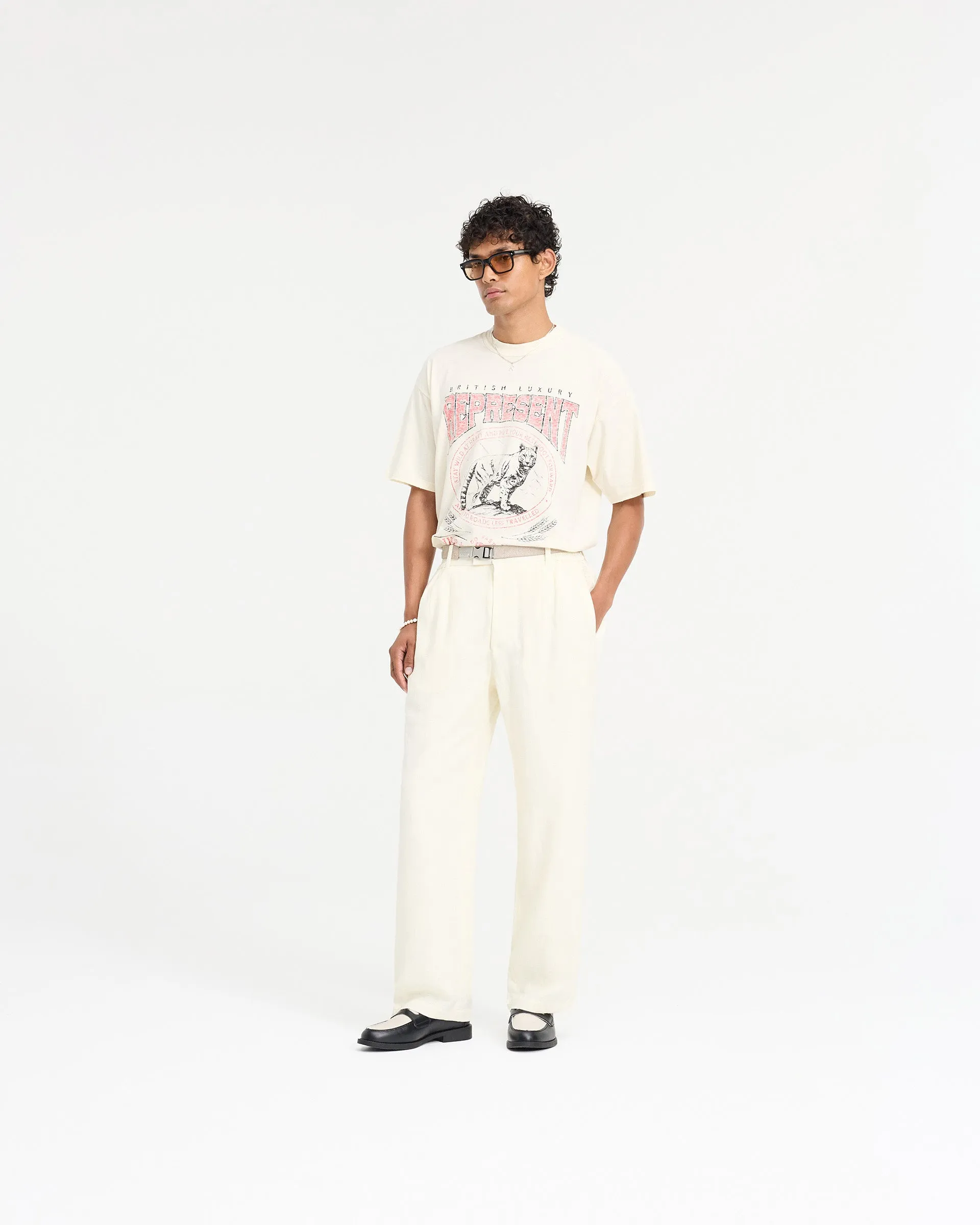 Represent X Duke   Dexter Resort Pant - Ecru