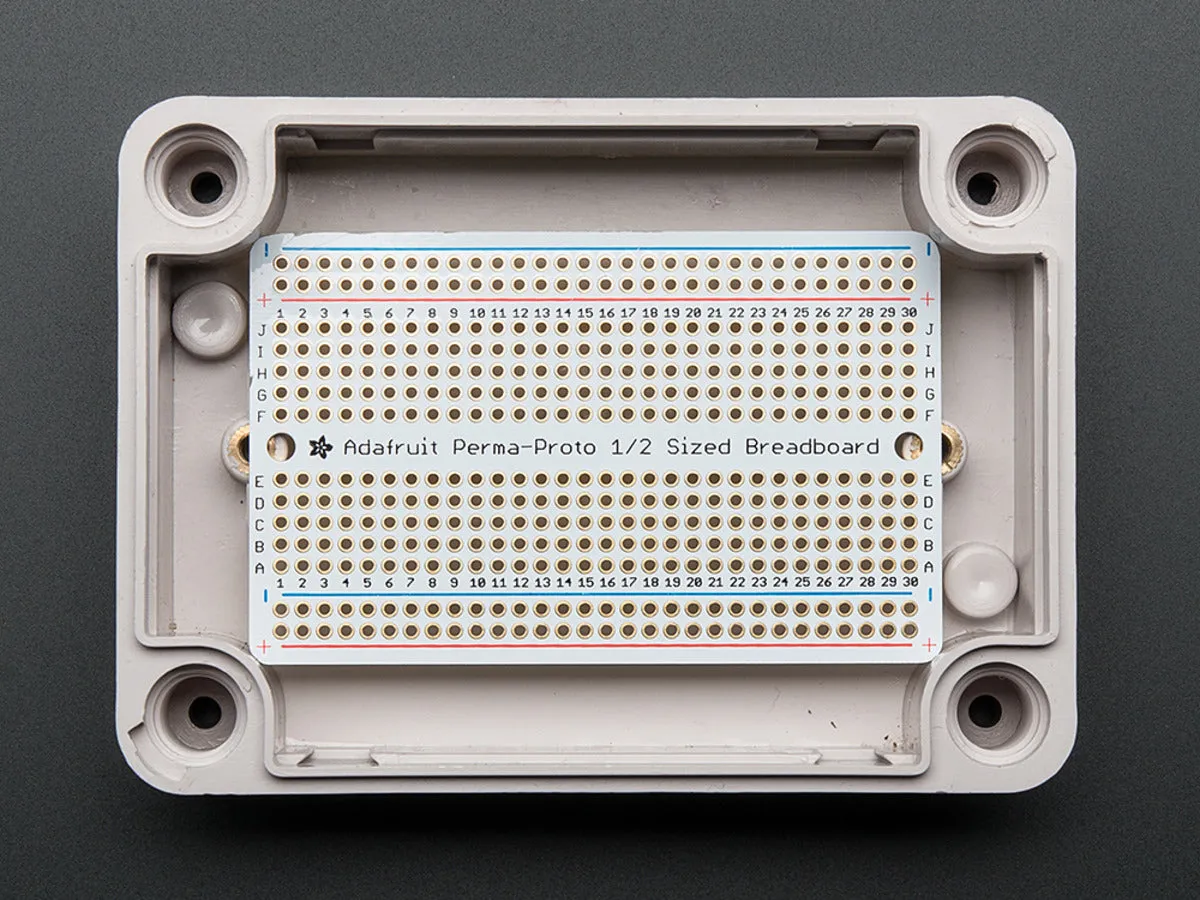 Small Plastic Project Enclosure - Weatherproof with Clear Top