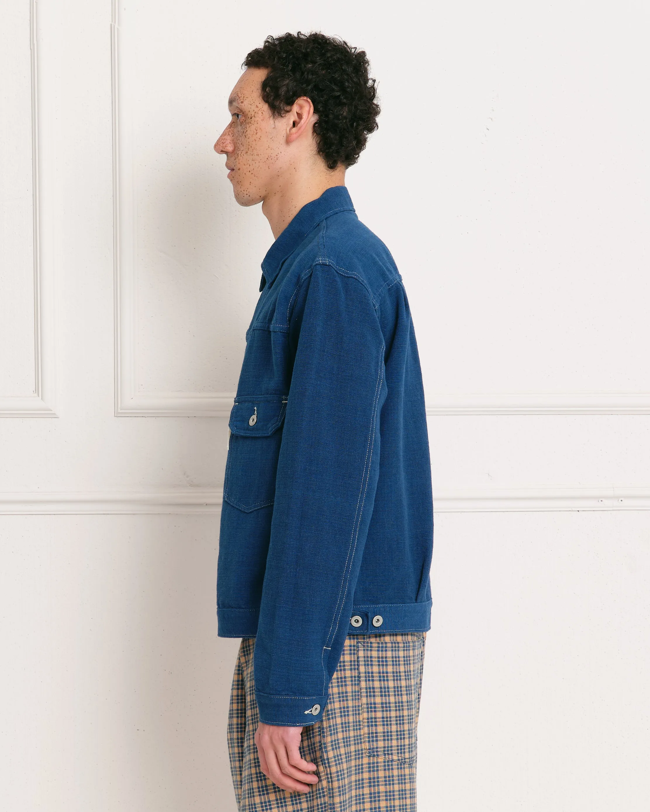 Tuesday Jacket - Indigo Handloom