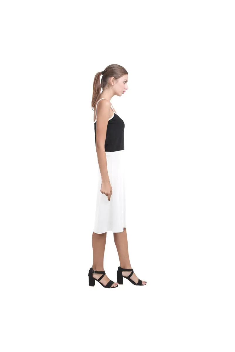 White & Black Alcestis Slip Dress (Model D05)